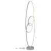 Globo lighting Spira floor lamp LED silver, 1-light source