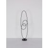 Globo lighting Spira floor lamp LED black, 1-light source