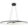 Globo lighting Spira hanging light LED black, 1-light source