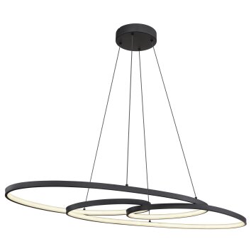 Globo lighting Spira hanging light LED black, 1-light source