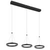 Globo lighting Grenvix hanging light LED black, 1-light source