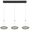 Globo lighting Grenvix hanging light LED black, 1-light source