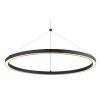 Globo lighting Grenvix hanging light LED black, 1-light source