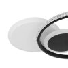 Globo lighting Perlix ceiling light LED black, white, 1-light source