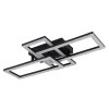 Globo lighting Sapena ceiling light LED black, 1-light source