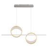 Globo lighting Umbra hanging light LED gold, silver, 1-light source, Remote control