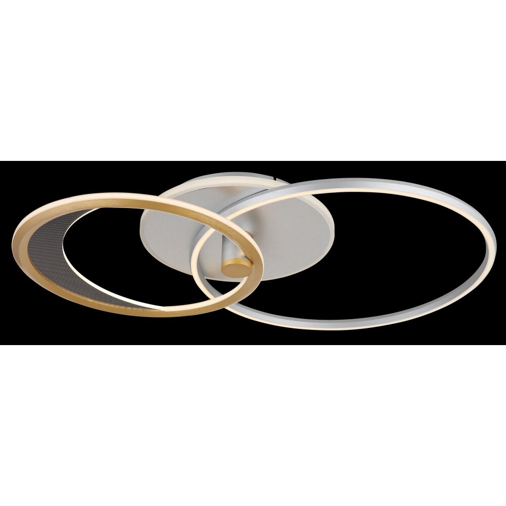 Globo lighting Umbra ceiling light LED gold, silver, 1-light source, Remote control