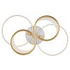 Globo lighting Umbra ceiling light LED gold, silver, 1-light source, Remote control