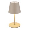 Globo lighting I table lamp LED sand-coloured, 1-light source