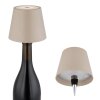 Globo lighting I table lamp LED sand-coloured, 1-light source