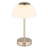 Globo lighting Sarima table lamp LED matt nickel, 1-light source