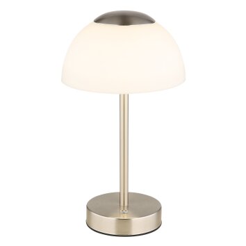 Globo lighting Sarima table lamp LED matt nickel, 1-light source