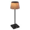 Globo lighting Gregoir table lamp LED black, 1-light source