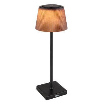 Globo lighting Gregoir table lamp LED black, 1-light source