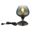 Globo lighting Maxy table lamp chrome, black, 1-light source