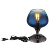 Globo lighting Maxy table lamp chrome, black, 1-light source