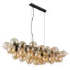 Globo lighting Udo hanging light gold, black, 6-light sources