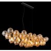 Globo lighting Udo hanging light gold, black, 6-light sources