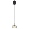 Globo lighting Fogsy hanging light LED black, 1-light source