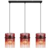 Globo lighting Gorley hanging light black, 3-light sources