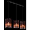 Globo lighting Gorley hanging light black, 3-light sources