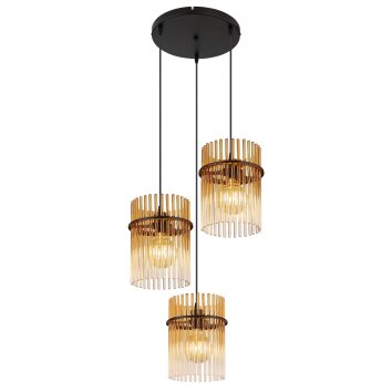 Globo lighting Gorley hanging light black, 3-light sources