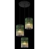 Globo lighting Gorley hanging light black, 3-light sources