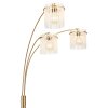 Globo lighting Gorley floor lamp gold, 3-light sources