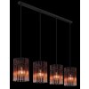 Globo lighting Gorley hanging light black, 4-light sources