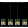 Globo lighting Gorley hanging light black, 4-light sources