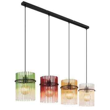 Globo lighting Gorley hanging light black, 4-light sources