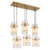 Globo lighting Gorley hanging light gold, 6-light sources