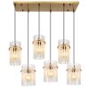 Globo lighting Gorley hanging light gold, 6-light sources