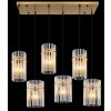 Globo lighting Gorley hanging light gold, 6-light sources