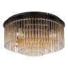 Globo lighting Gorley ceiling light chrome, black, 5-light sources