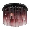 Globo lighting Gorley ceiling light chrome, black, 5-light sources