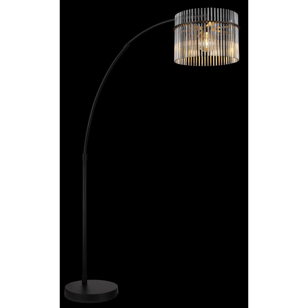Globo lighting Gorley floor lamp black, 1-light source