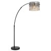 Globo lighting Gorley floor lamp black, 1-light source