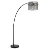 Globo lighting Gorley floor lamp black, 1-light source