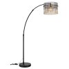 Globo lighting Gorley floor lamp black, 1-light source