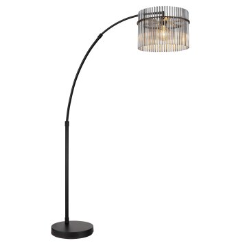 Globo lighting Gorley floor lamp black, 1-light source