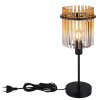 Globo lighting Gorley table lamp black, 1-light source