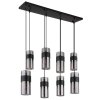 Globo lighting Scarfina hanging light black, 8-light sources