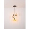 Globo lighting Valletta hanging light black, 3-light sources