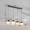 Globo lighting Cristallica hanging light LED anthracite, 1-light source