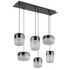 Globo lighting Cristallica hanging light LED anthracite, 1-light source