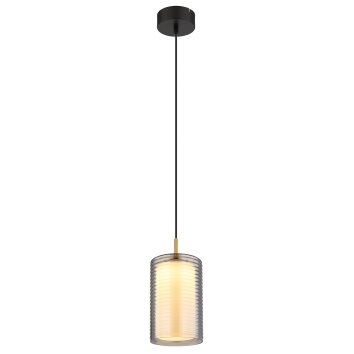 Globo lighting Lampigna hanging light LED brass, black, 1-light source