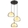 Globo lighting Jella hanging light black, 3-light sources