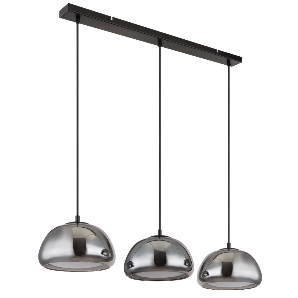 Globo lighting Jella hanging light black, 3-light sources