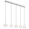 Globo lighting Aida hanging light LED chrome, 1-light source